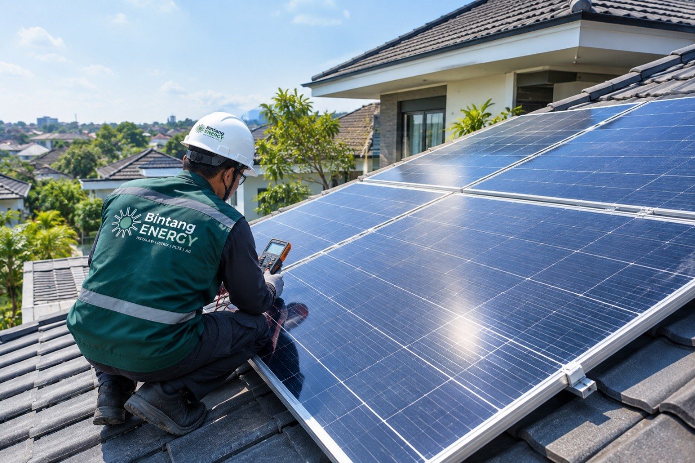 Industrial Solar Rooftop Array